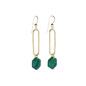 Deco Earrings - Green