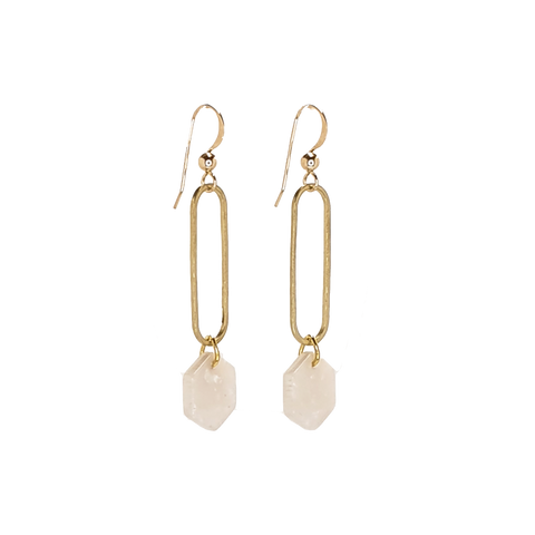 Deco Earrings - White