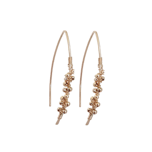 Gold Vine Earrings