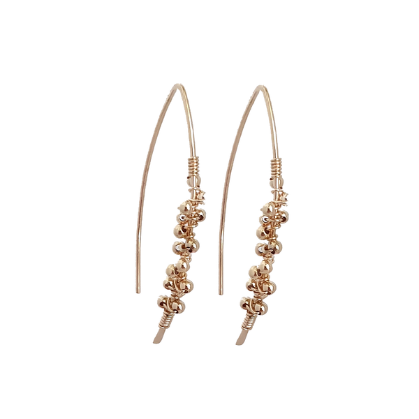 Gold Vine Earrings