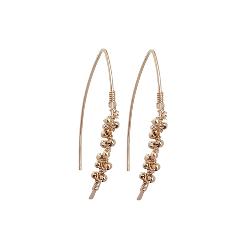 Gold Vine Earrings