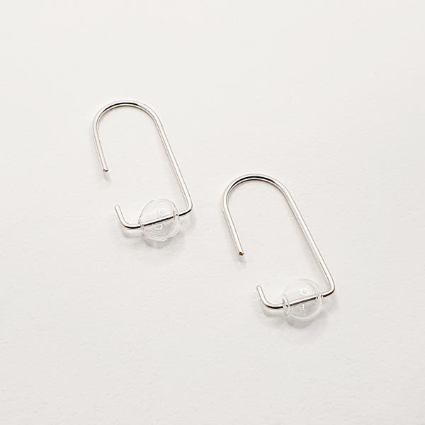 Bubble Earrings - Silver